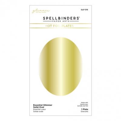 Spellbinders Essential Glimmer Hotfoil Stamp - Solid Oval